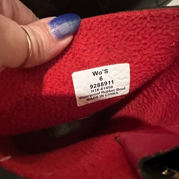 Sperry rain boots size 6 - Picture 5 of 5